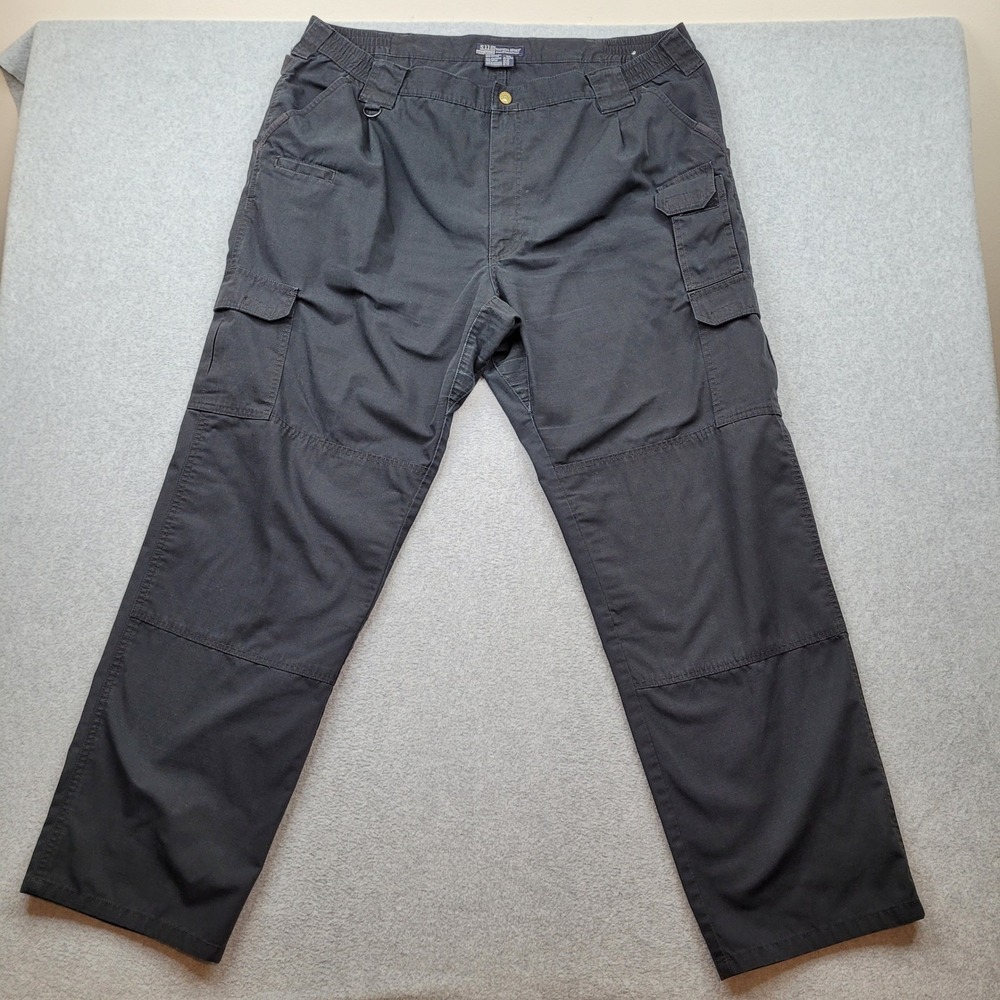 5.11 Tactical Series Cargo Pants Mens 42/34 Black Ripstop Style 74273